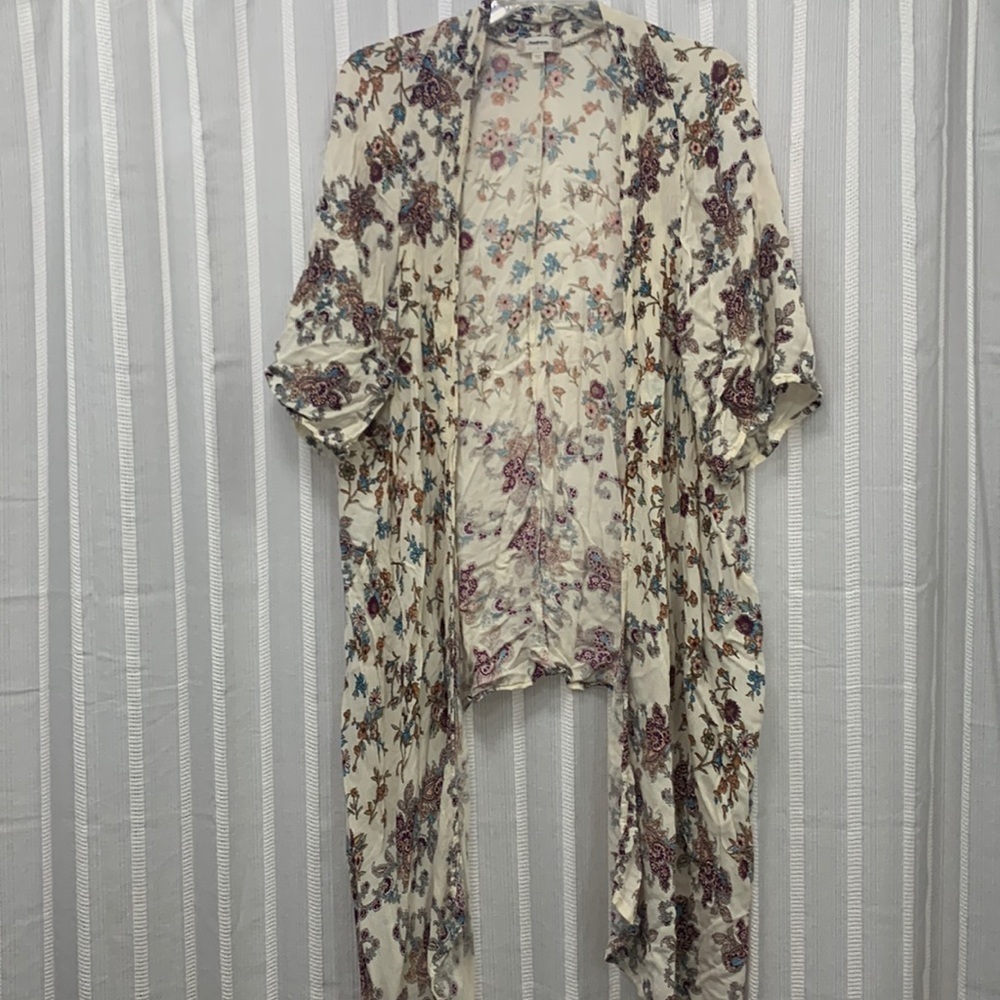 Altar’d State Boho Country‎ Kimono CoverUp Multi Color Size L